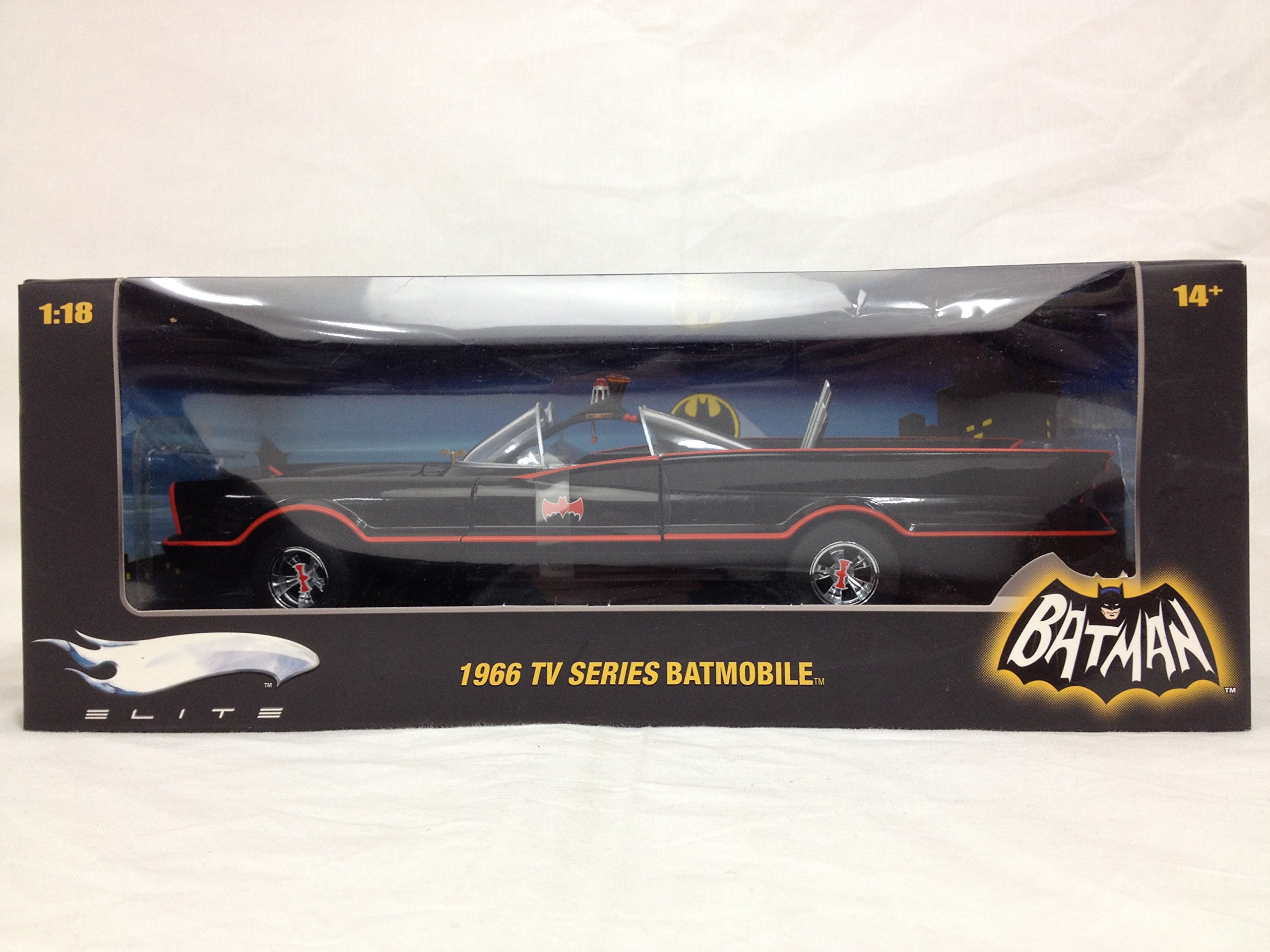 Amazon | マテル 1/18 1966 TV SERIES BATMOBILE 完成品 | ミニカー